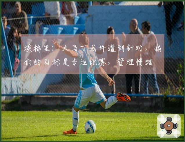 埃梅里：大马丁或许遭到针对，我们的目标是专注比赛，管理情绪